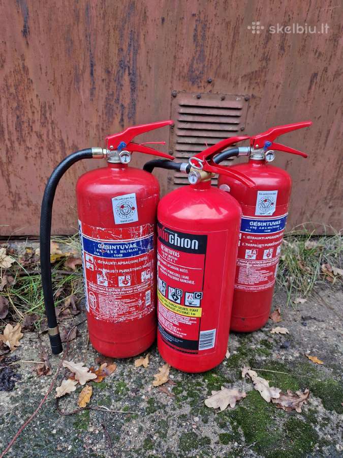 Parduodami milteliniai ugnies gesintuvai - nuotraukos Nr. 2