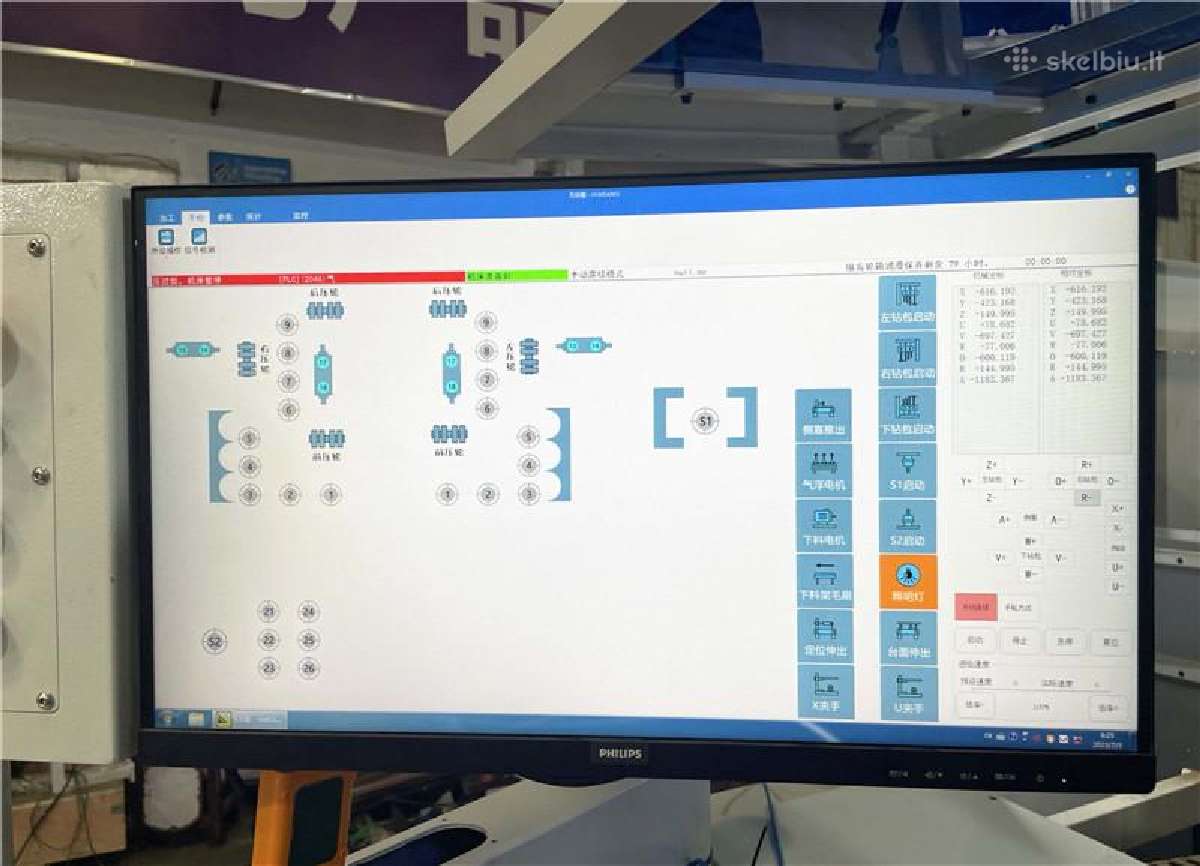 6-pusių CNC gręžimo centras Syutech Hk612 - nuotraukos Nr. 11