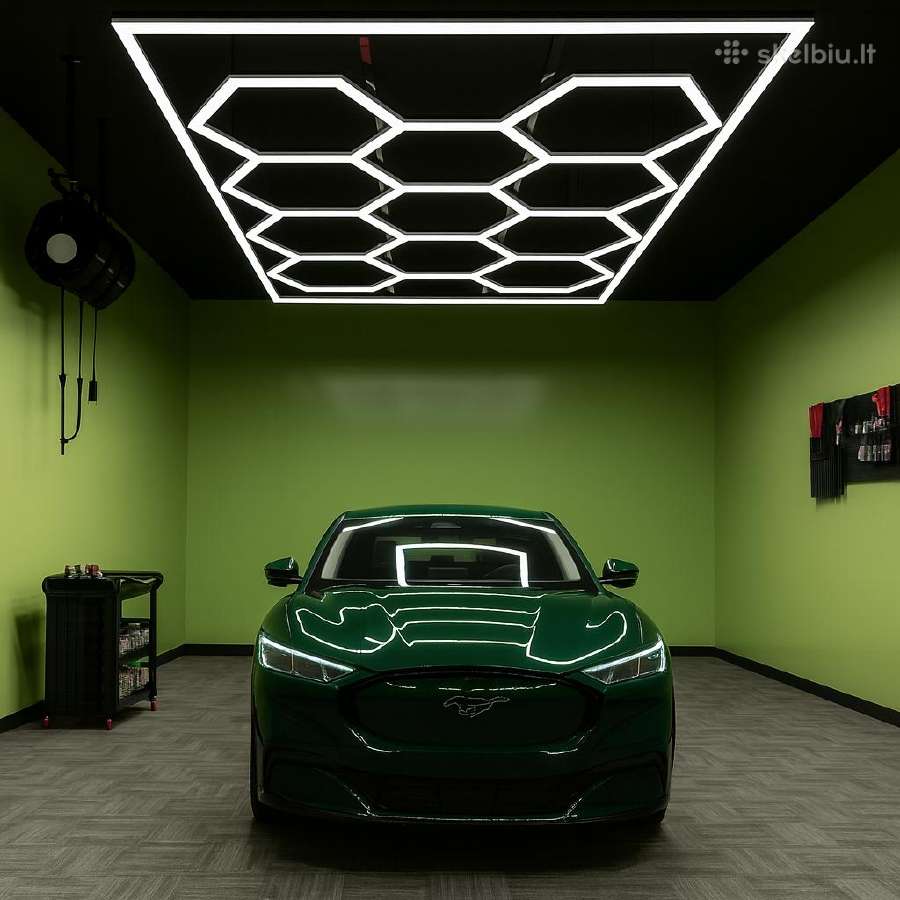 Šešiakampės LED lempos hexagon draugiška kaina