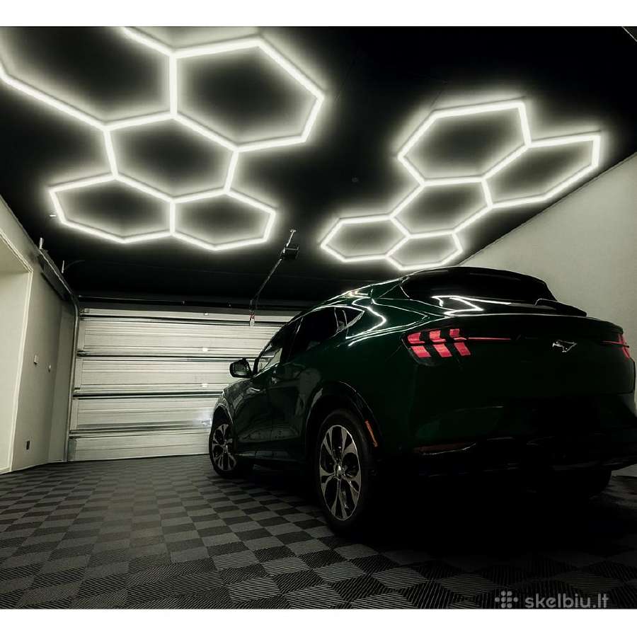 Šešiakampės LED lempos hexagon draugiška kaina - nuotraukos Nr. 3