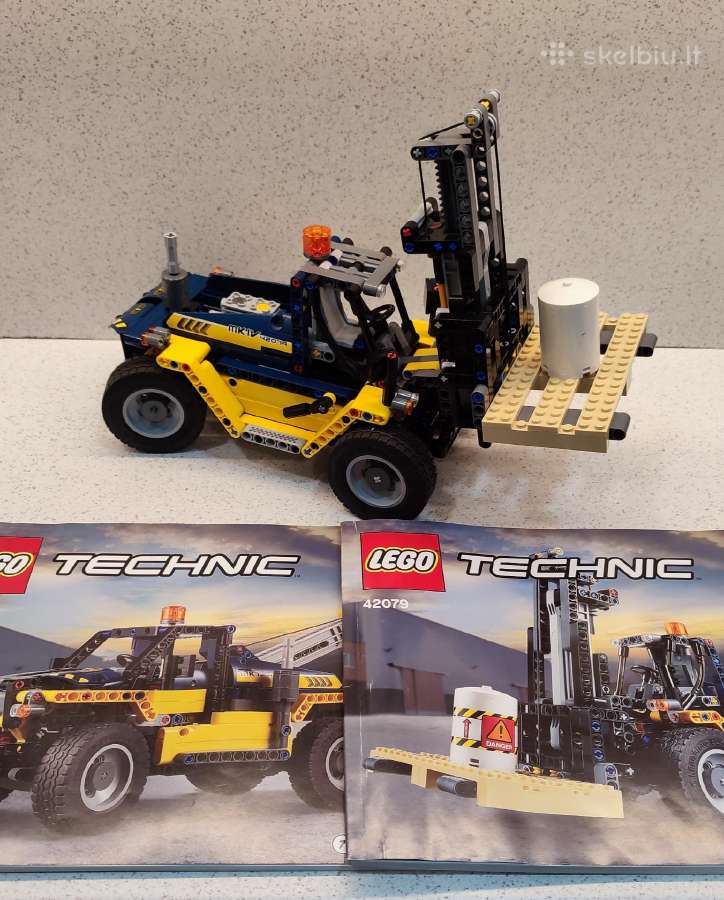 Lego Technic 42079 Sunkiasvoris šakinis krautuvas - nuotraukos Nr. 5