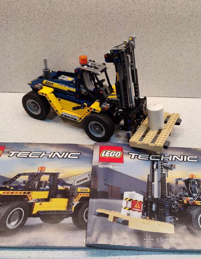 Lego Technic 42079 Sunkiasvoris šakinis krautuvas - nuotraukos Nr. 6