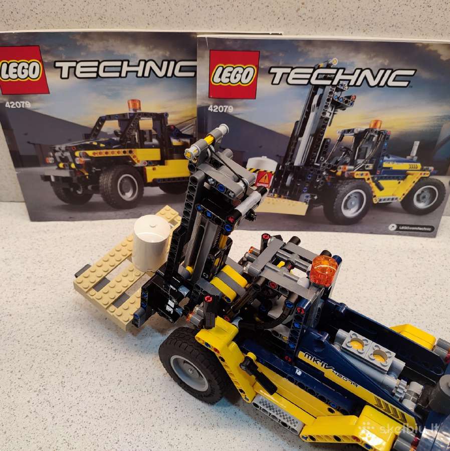 Lego Technic 42079 Sunkiasvoris šakinis krautuvas - nuotraukos Nr. 8