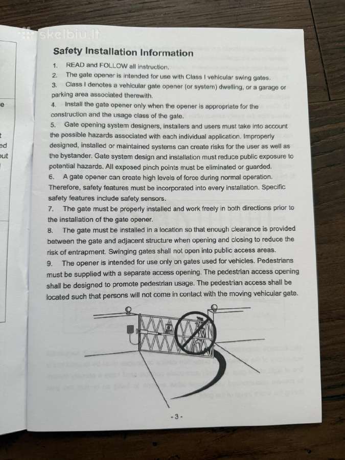 Vartų automatika - nuotraukos Nr. 5