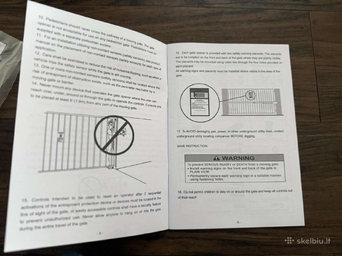 Vartų automatika - nuotraukos Nr. 6