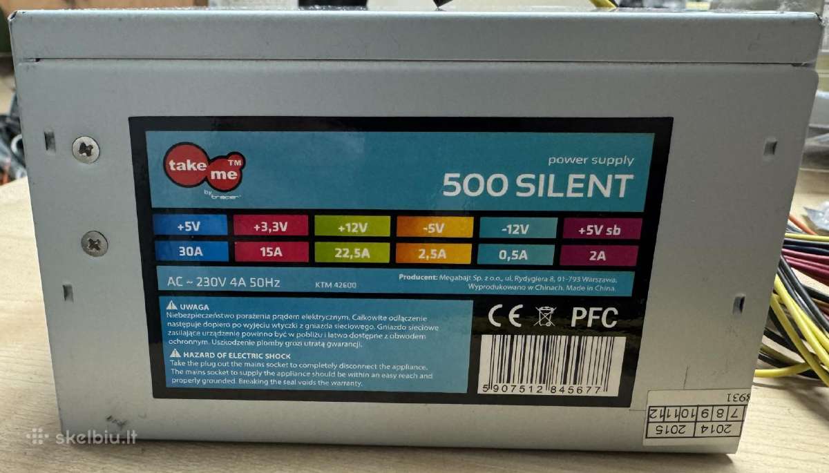 Take Me 500 Silent 500 Watt Atx