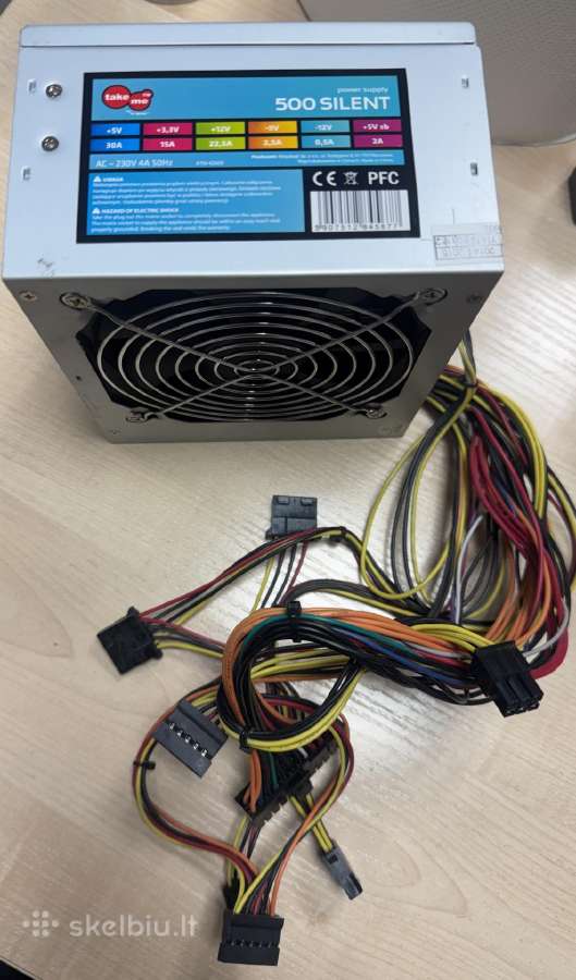 Take Me 500 Silent 500 Watt Atx - nuotraukos Nr. 2