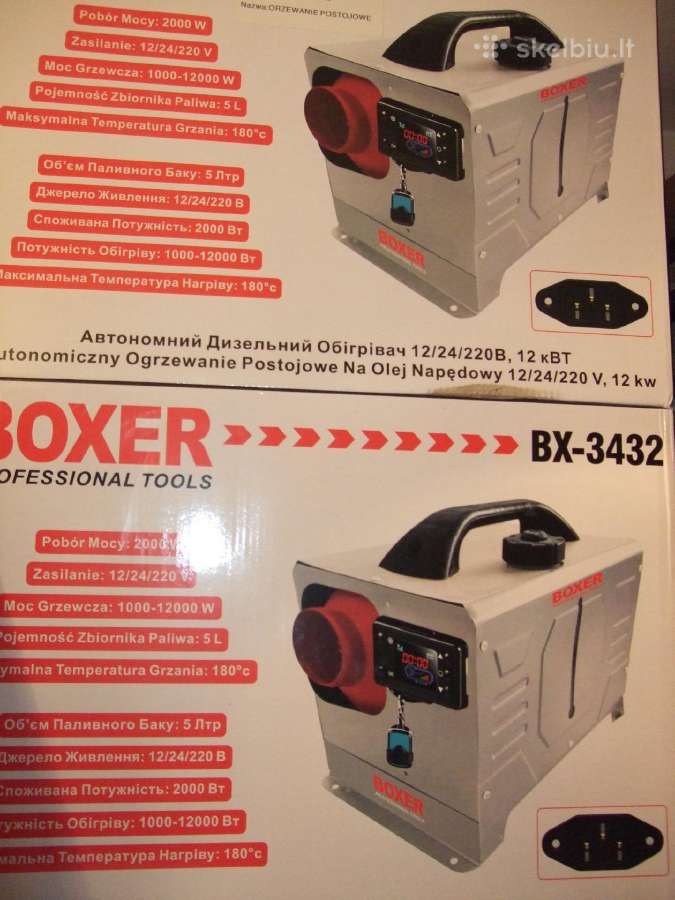 Akcija 12kw Webasto 12/220 ir Dujiniai sildytuvai - nuotraukos Nr. 11