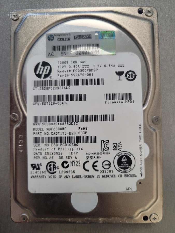 Diskai Sas 300gb 2.5"