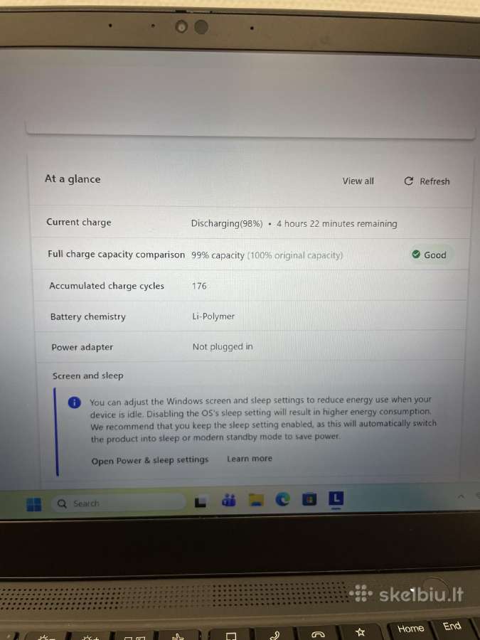Lenovo Thinkpad T14s Gen2 R7p5850u 512gb SSD 32gb - nuotraukos Nr. 6