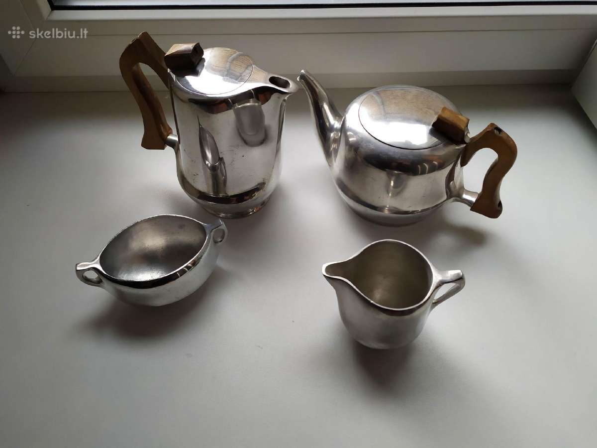 Vintažinis „Picquot Ware“ arbatos / kavos rinkinys
