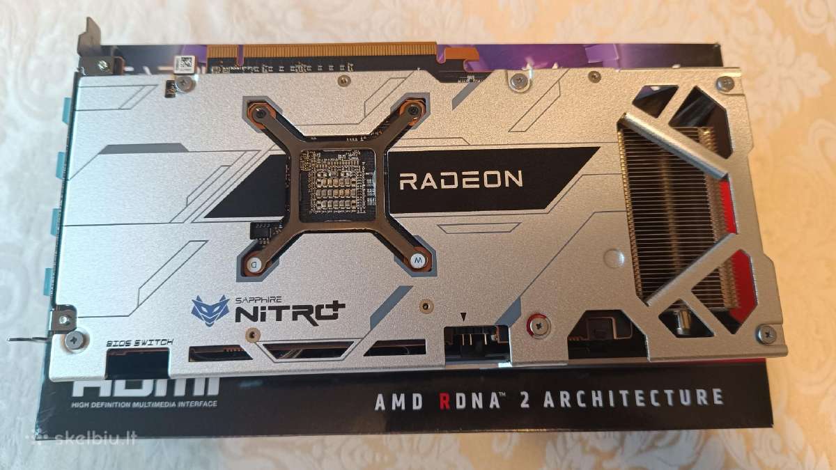 Amd Radeon Rx 6600 XT Sappire Nitro+ Gaming Oc - nuotraukos Nr. 3