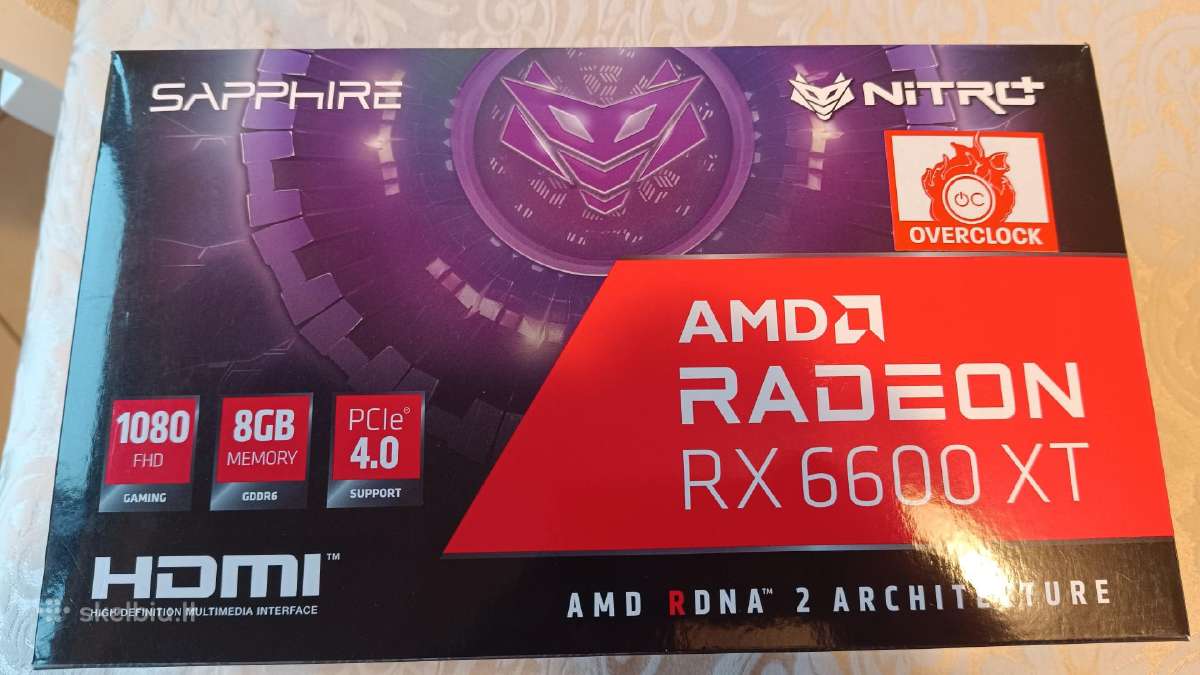 Amd Radeon Rx 6600 XT Sappire Nitro+ Gaming Oc