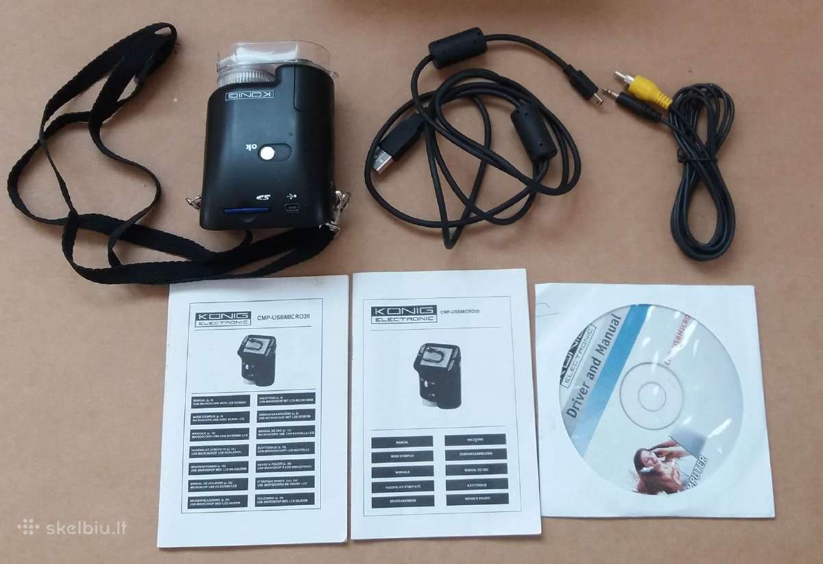 Mikroskopas, gamintojas Konig electronic.