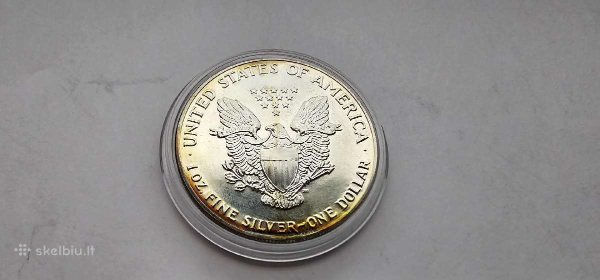 1988 Usa doleris Proof 1 oz - nuotraukos Nr. 2
