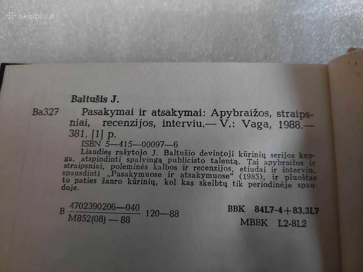 Pasakymai ir atsakymai - nuotraukos Nr. 3