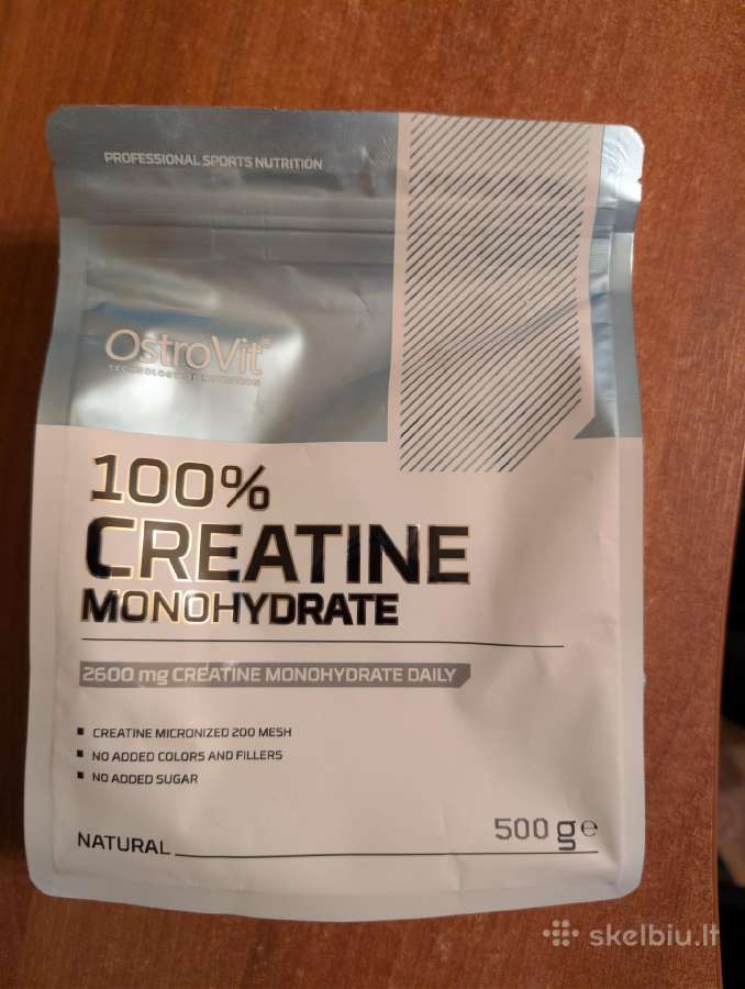 Creatine monohydrate 500g įvairių skonių
