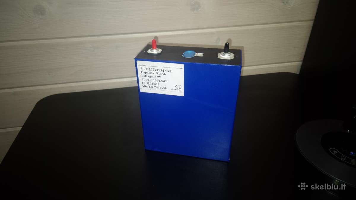 Lifepo4 Eve Mb31 314ah (~330ah) celės A+ kokybės