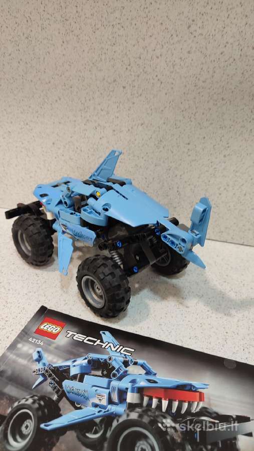 Lego Technic 42134 Monster Jam Megalodon Pull Back - nuotraukos Nr. 6