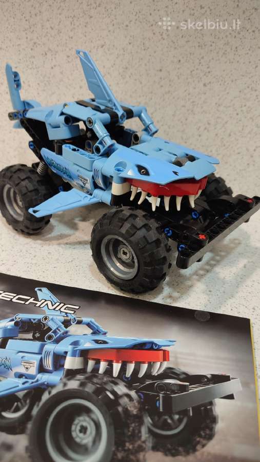 Lego Technic 42134 Monster Jam Megalodon Pull Back - nuotraukos Nr. 5