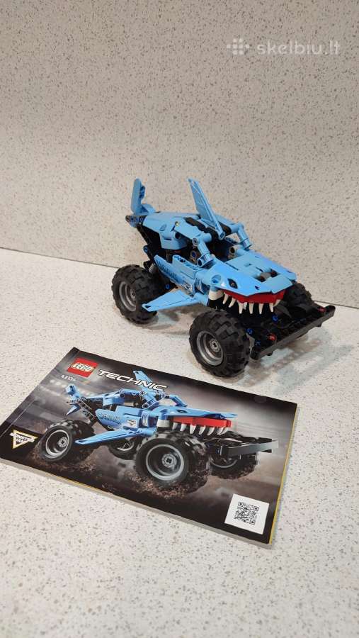 Lego Technic 42134 Monster Jam Megalodon Pull Back - nuotraukos Nr. 2