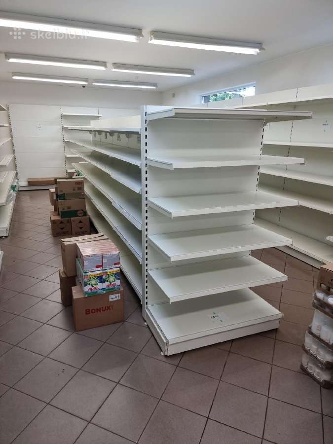 Prekybinės lentynos, prekybos įranga, parduotuviu - nuotraukos Nr. 5