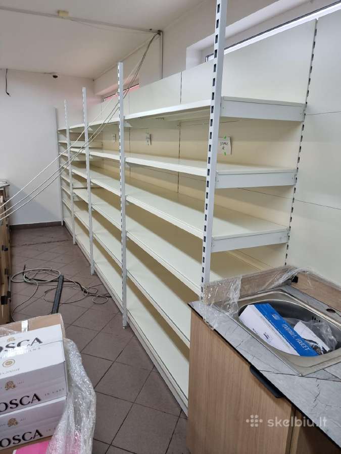 Prekybinės lentynos, prekybos įranga, parduotuviu - nuotraukos Nr. 9