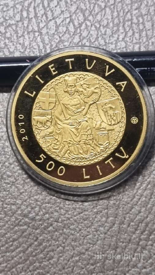 Perku 2010 Žalgirio mūšio 500 litu moneta - nuotraukos Nr. 2