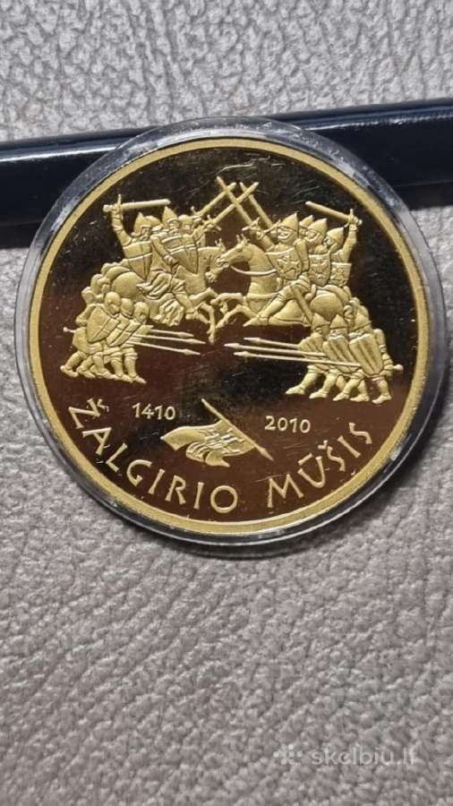 Perku 2010 Žalgirio mūšio 500 litu moneta