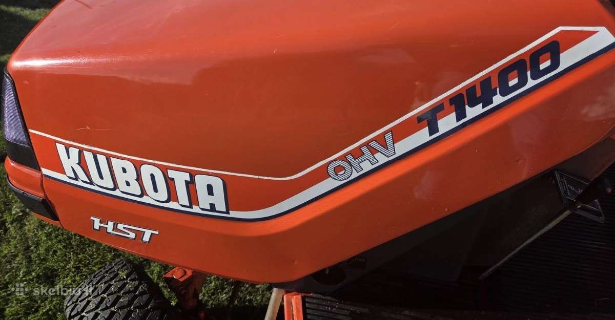 Kubota T1400 zolepjove - nuotraukos Nr. 7