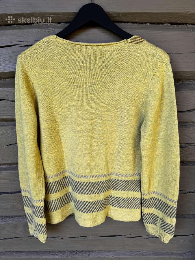 Vintažinis 100% vilnos Mansted kardiganas S/m d. - nuotraukos Nr. 4