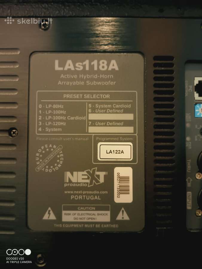 Next Pro-audio koncertinės kolonėlės. - nuotraukos Nr. 5