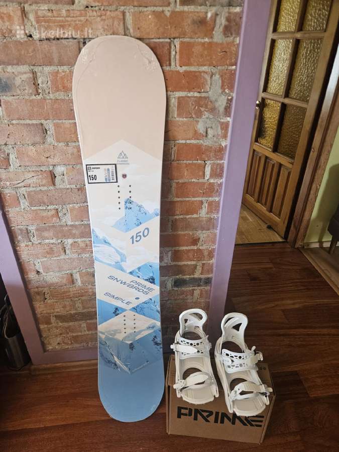 Snieglentė 150cm Prime ir apkaustai