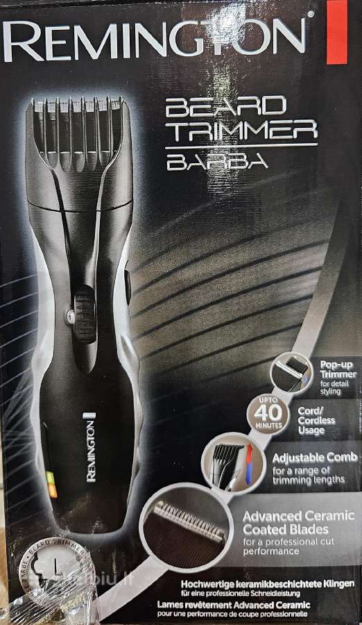 Plaukų-brzdos kirpimo mašinėlė, trimeris Remington