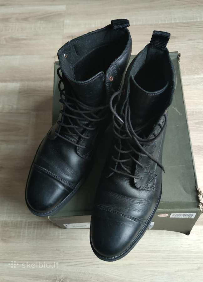 Timberland juodi odiniai auliniai batai 45.5 dydis