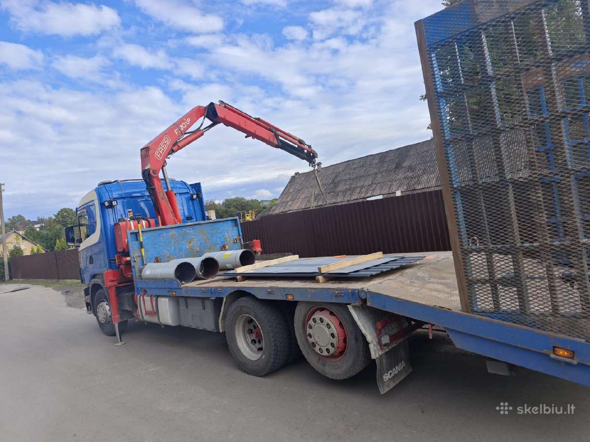 Krovinių pervežimas-transportavimas,krano-fiskaro - nuotraukos Nr. 7