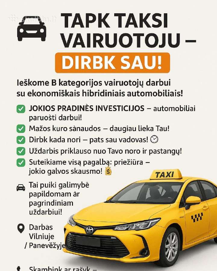 Taksi Vairuotojai Vilniuje Ir Panevėžyje - nuotraukos Nr. 6