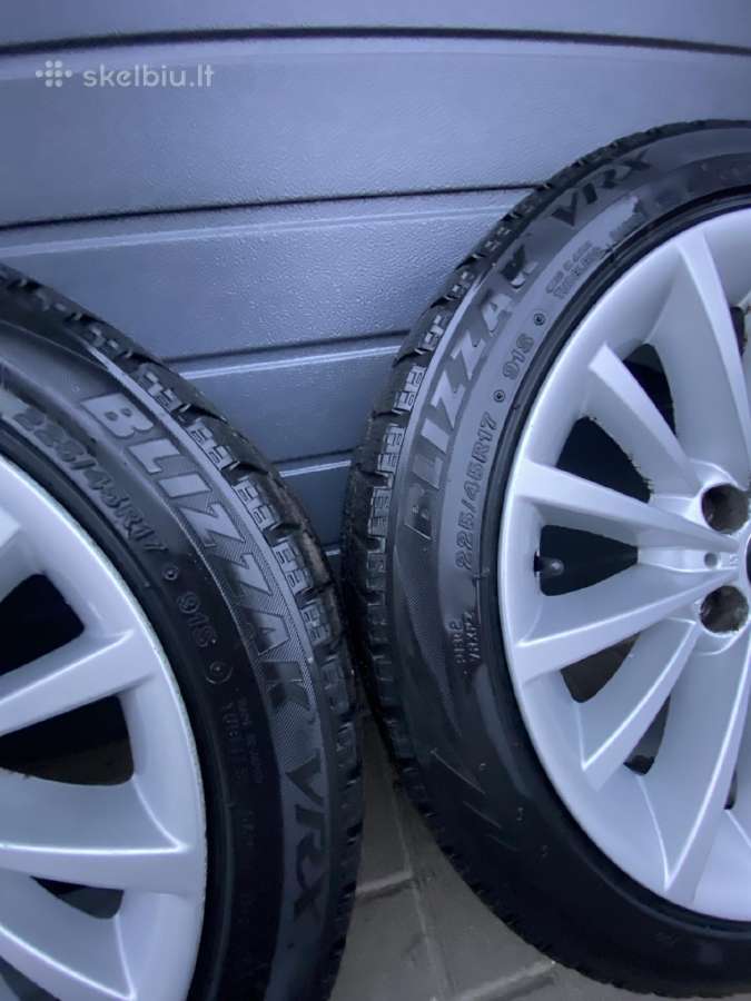 R17 5x120 bmw 225/45 žiemines - nuotraukos Nr. 5