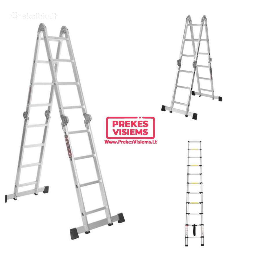 Pigiausiai Aliuminės Kopėčios