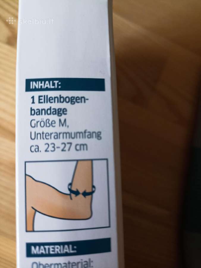 Elastinis įtvaras alkūnei - nuotraukos Nr. 4