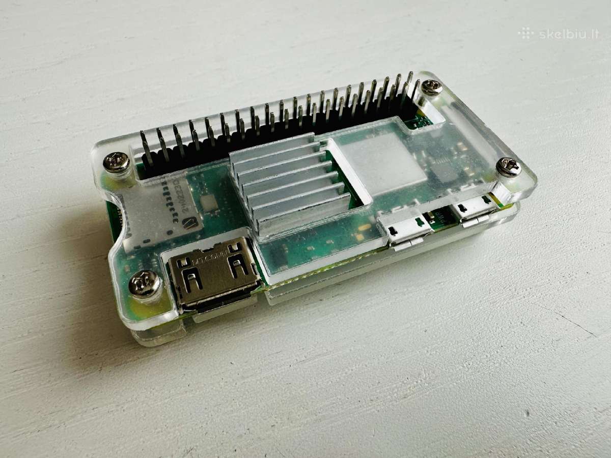 Raspberry Pi Zero 2w permatomas dėklas