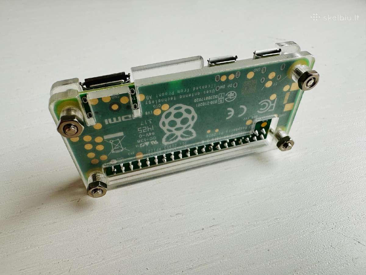 Permatomas dėklas skirtas Raspberry Pi Zero 2w - nuotraukos Nr. 2