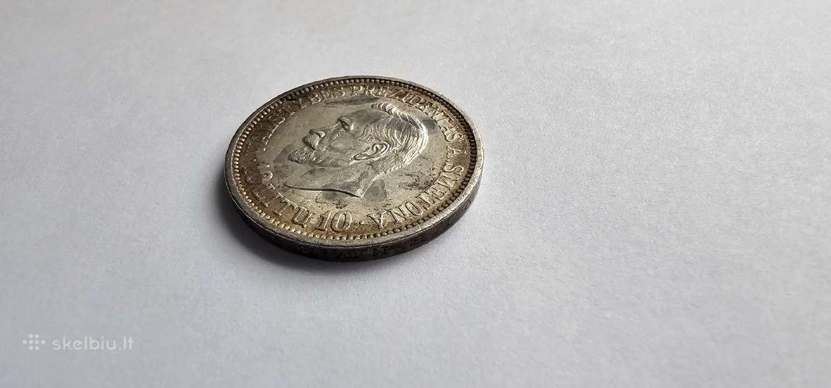 1938 10 litu Smetona - nuotraukos Nr. 5