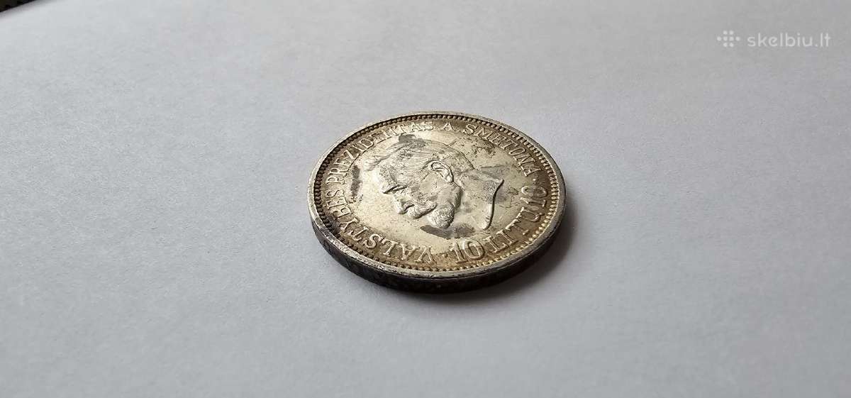 1938 10 litu Smetona - nuotraukos Nr. 6