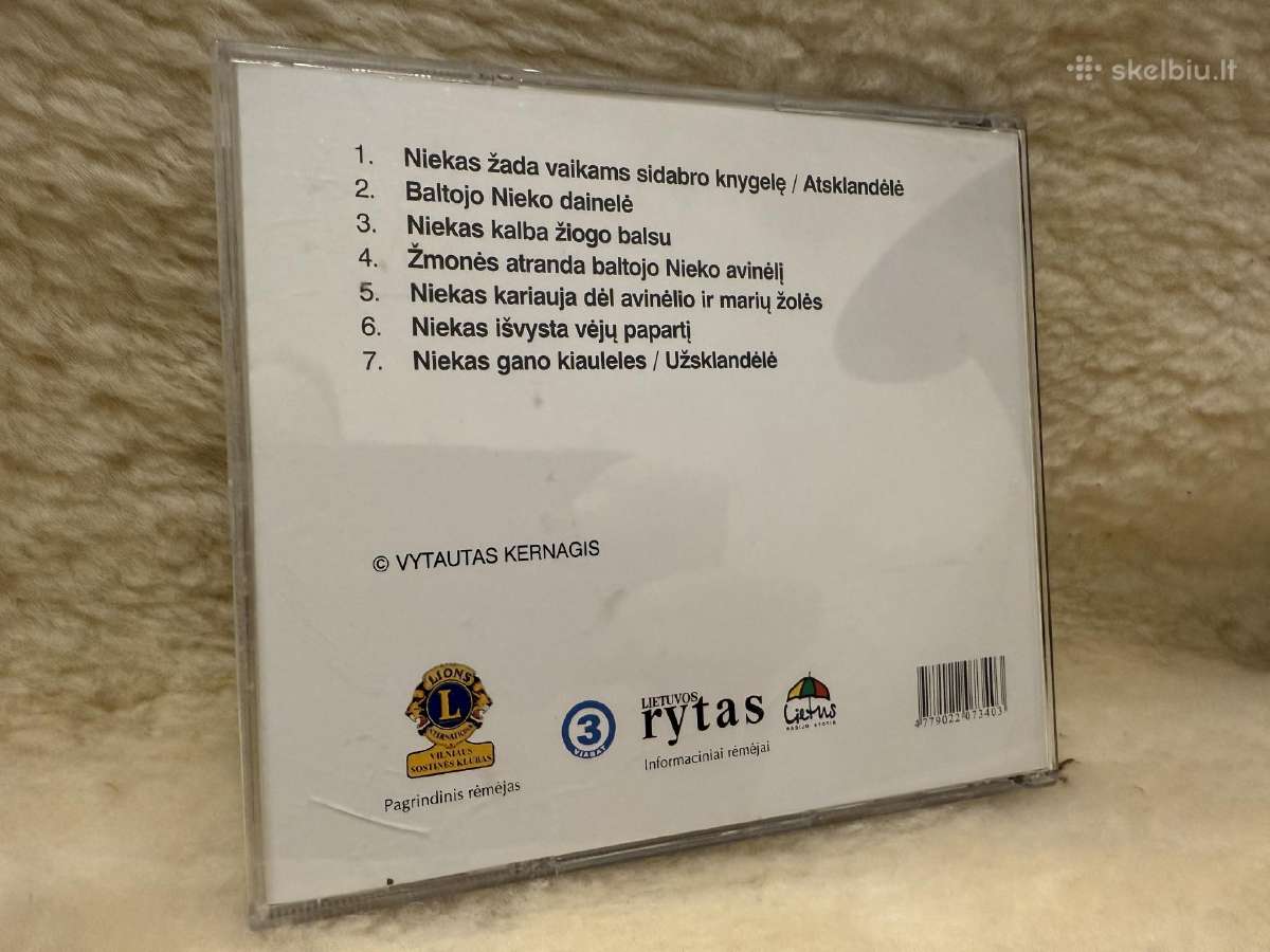 Vytautas Kernagis, Baltojo nieko dainelės CD - nuotraukos Nr. 2