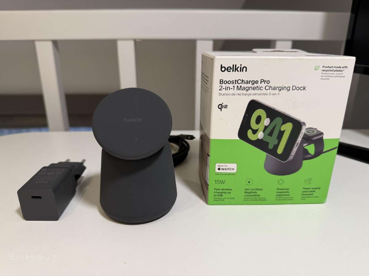 Įkrovimo stovas Belkin Boost Charge Pro 2in1 - nuotraukos Nr. 4