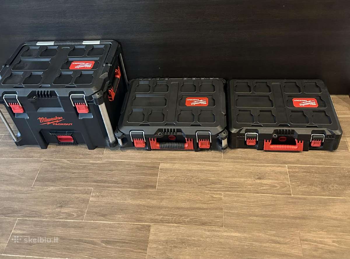 Nauji Milwaukee irankiai, dezes packout, dynacase - nuotraukos Nr. 6