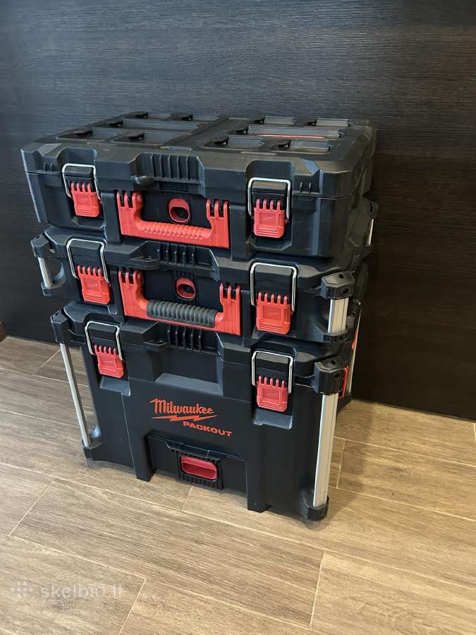 Nauji Milwaukee irankiai, dezes packout, dynacase - nuotraukos Nr. 8