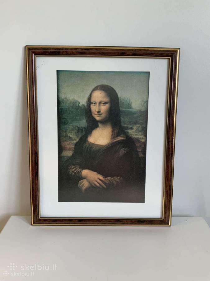 Paveikslas - Monalizz 33x 27,5 cm, spauda