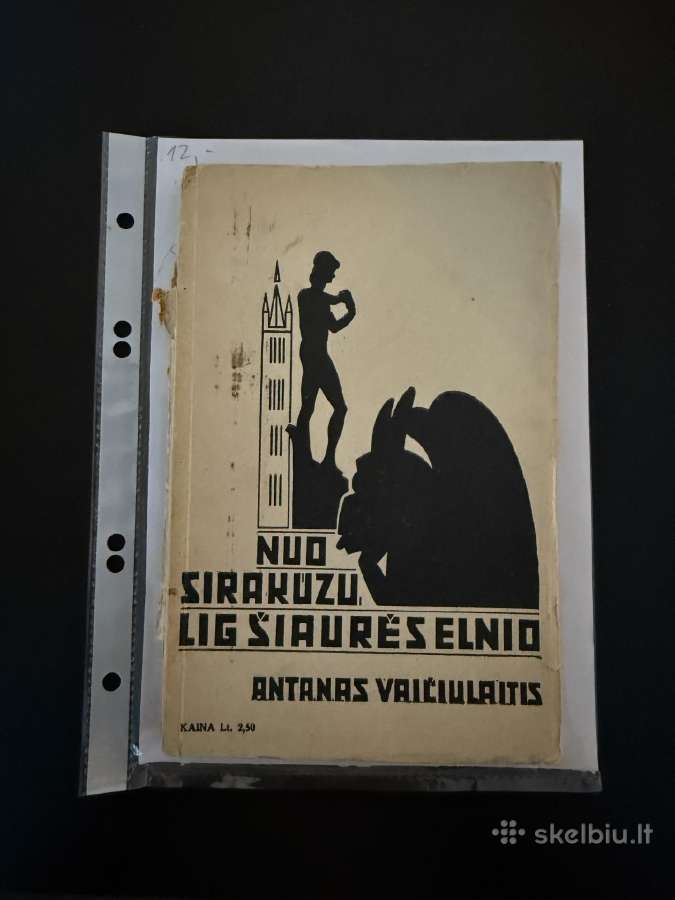 Nuo Sirakūzų lig Šiaurės elnio 1937 m.